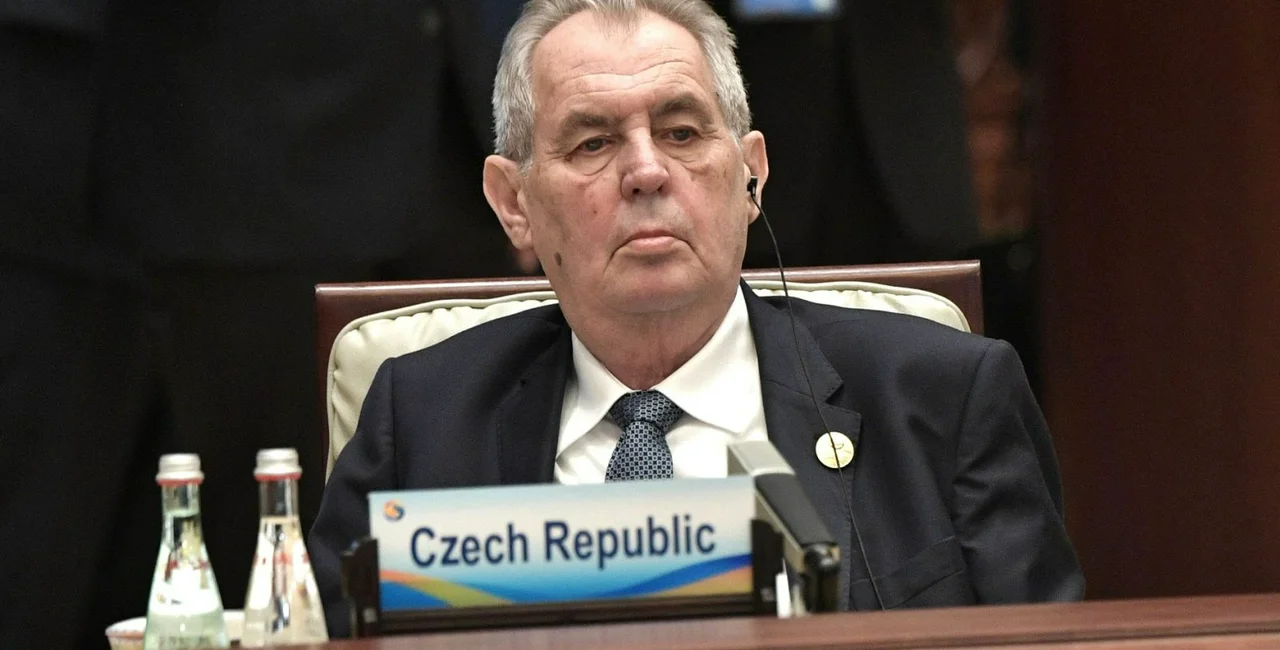 Czech President Miloš Zeman will not attend events celebrating the 30th anniversary of the Velvet Revolution